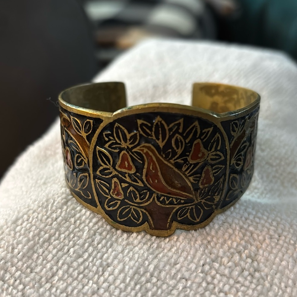 🌞HOST PICK🌞Brass Enamel Cuff Bracelet